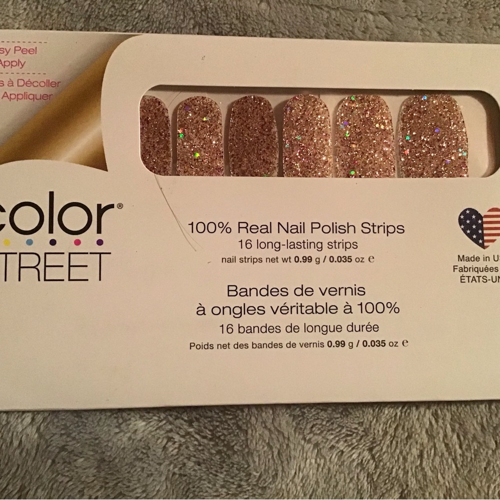 Color street 100% Real Nail polish Strips 16 long lasting strips ‘Tokyo Lights’